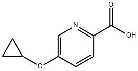 5-cyclopropoxypyridine-2-carboxylic acid Structure