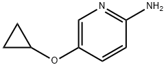 2-Pyridinamine, 5-(cyclopropyloxy)- Struktur