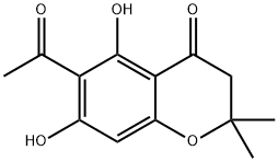 6-Acetyl-5,7-dihydroxy-2,2-dimethylchroman-4-one Structure