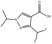 3-(difluoromethyl)-1-isopropyl-1H-pyrazole-4-carboxylic acid Structure