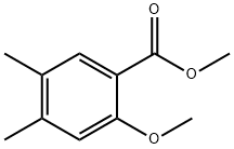 Methyl 2-methoxy-4,5-dimethylbenzoate Struktur