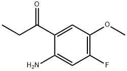 1-(2-Amino-4-fluoro-5-methoxyphenyl)-1-propanone,124623-37-6,结构式