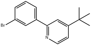 Pyridine, 2-(3-bromophenyl)-4-(1,1-dimethylethyl)-|2-(3-溴苯基)-4-叔丁基吡啶