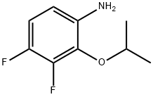 Benzenamine, 3,4-difluoro-2-(1-methylethoxy)- Structure