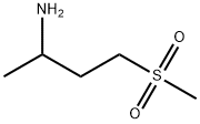 4-methanesulfonylbutan-2-amine Structure