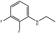 N-乙基-2,3-二氟苯胺 结构式