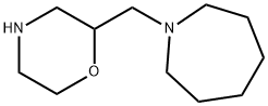 1H-Azepine, hexahydro-1-(2-morpholinylmethyl)- Structure