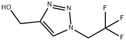 (1-(2,2,2-三氟乙基)-1H-1,2,3-三唑-4-基)甲醇, 1247704-49-9, 结构式