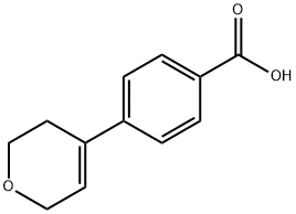 Benzoic acid, 4-(3,6-dihydro-2H-pyran-4-yl)- 化学構造式