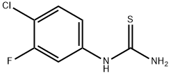 Thiourea, N-(4-chloro-3-fluorophenyl)- 化学構造式