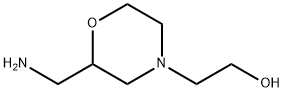 4-Morpholineethanol,2-(aminomethyl)- Structure