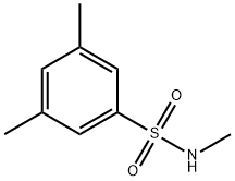 Benzenesulfonamide, N,3,5-trimethyl- Structure