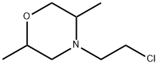 Morpholine, 4-(2-chloroethyl)-2,5-dimethyl- Struktur