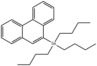 Tributyl-9-phenanthrenyl-stannane Structure