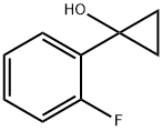 1-(2-fluorophenyl)cyclopropan-1-ol Struktur