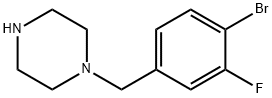 1-[(4-bromo-3-fluorophenyl)methyl]piperazine|