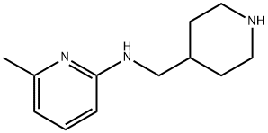 2-Pyridinamine, 6-methyl-N-(4-piperidinylmethyl)- Structure