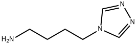 4H-1,2,4-Triazole-4-butanamine 化学構造式