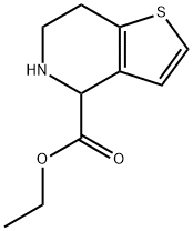 Thieno[3,2-c]pyridine-4-carboxylic acid, 4,5,6,7-tetrahydro-, ethyl ester Structure