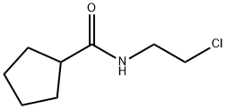 N-(2-chloroethyl)cyclopentanecarboxamide Structure