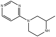 Pyrimidine, 4-(3-methyl-1-piperazinyl)- Structure