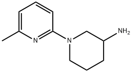 3-Piperidinamine, 1-(6-methyl-2-pyridinyl)- Struktur