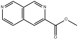 2,7-Naphthyridine-3-carboxylic acid, methyl ester Structure