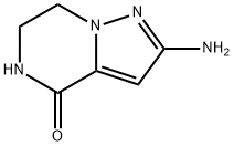 Pyrazolo[1,5-a]pyrazin-4(5H)-one, 2-amino-6,7-dihydro- Struktur