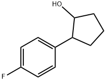 Cyclopentanol, 2-(4-fluorophenyl)- Structure