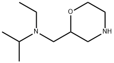 2-Morpholinemethanamine,N-ethyl-N-(1-methylethyl)- Structure