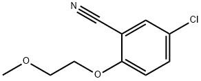 5-chloro-2-(2-methoxyethoxy)benzonitrile Structure