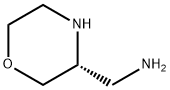 3-Morpholinemethanamine, (3R)- Structure