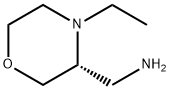 3-Morpholinemethanamine, 4-ethyl-, (3R)- Structure