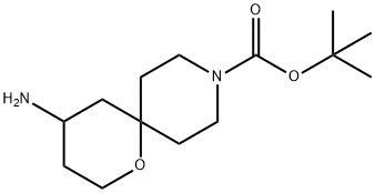 4-Amino-1-Oxa-9-Aza-Spiro[5.5]Undecane-9-Carboxylic Acid Tert-Butyl Ester(WX100542) 化学構造式