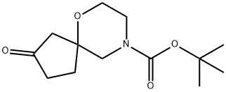 6-Oxa-9-azaspiro[4.5]decane-9-carboxylic acid, 2-oxo-, 1,1-dimethylethyl ester,1251000-18-6,结构式