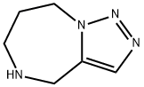 4H-[1,2,3]Triazolo[1,5-a][1,4]diazepine, 5,6,7,8-tetrahydro- Struktur