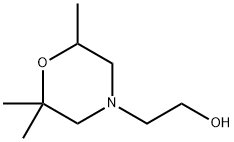 4-Morpholineethanol,2,2,6-trimethyl- Struktur