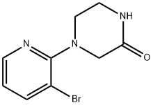 2-Piperazinone, 4-(3-bromo-2-pyridinyl)- Struktur