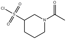 1-acetylpiperidine-3-sulfonyl chloride Structure