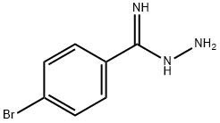 Benzenecarboximidic acid, 4-bromo-, hydrazide Struktur