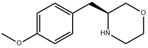 Morpholine, 3-[(4-methoxyphenyl)methyl]-, (3S)- Structure