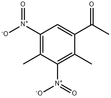 1-(2,4-dimethyl-3,5-dinitrophenyl)ethan-1-one 化学構造式