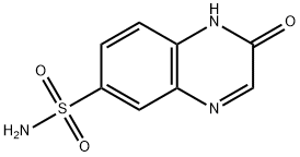 2-氧代-1,2-二氢喹喔啉-6-磺酰胺 结构式