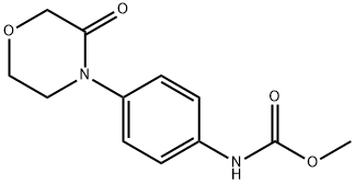 Carbamic acid, N-[4-(3-oxo-4-morpholinyl)phenyl]-, methyl ester,1252018-07-7,结构式