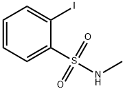 2-碘-N-甲基苯磺酰胺, 125259-03-2, 结构式