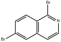 1,6-二溴异喹啉 结构式