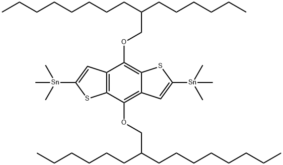 (4,8-Bis((2-hexyldecyl)oxy)benzo[1,2-b:4,5-b']dithiophene-2,6-diyl)bis(trimethylstannane)|(4,8-Bis((2-hexyldecyl)oxy)benzo[1,2-b:4,5-b']dithiophene-2,6-diyl)bis(trimethylstannane)