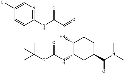 Edoxaban Impurity 26 (1R,2S,4R) Struktur