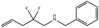 Benzyl-(2,2-difluoro-pent-4-enyl)-amine,1256080-86-0,结构式