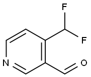 4-(二氟甲基)烟碱醛, 1256805-34-1, 结构式